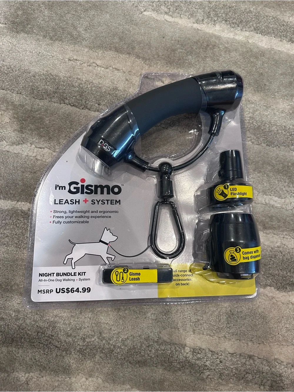 Gismo Leash + System for Dogs
